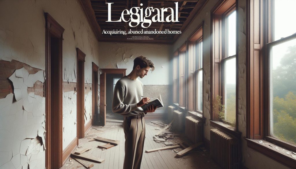 How to Get Abandoned Homes for Free: Legal Options