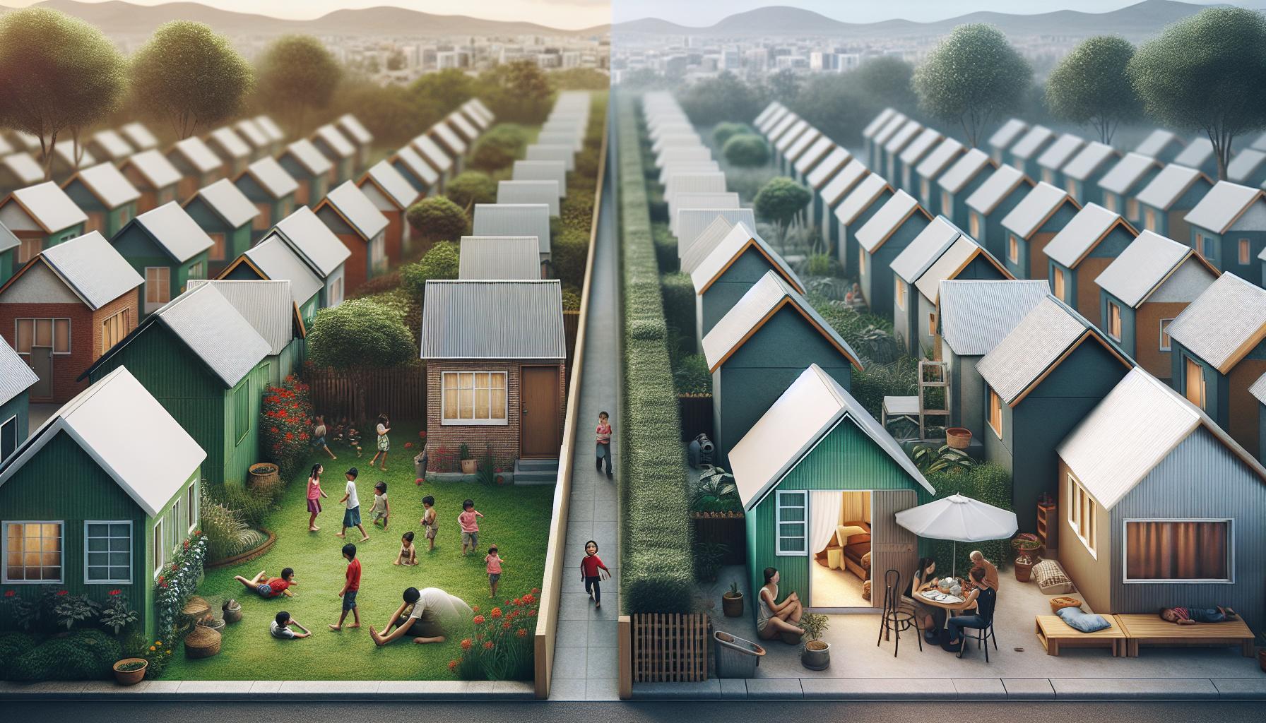 Comparing Programs: Free Houses vs. Low-Cost Housing