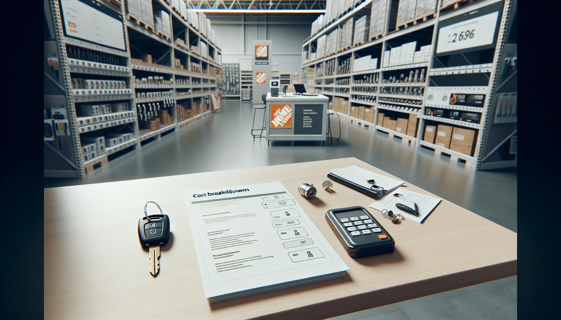 Cost Breakdown for Key Programming at Home Depot