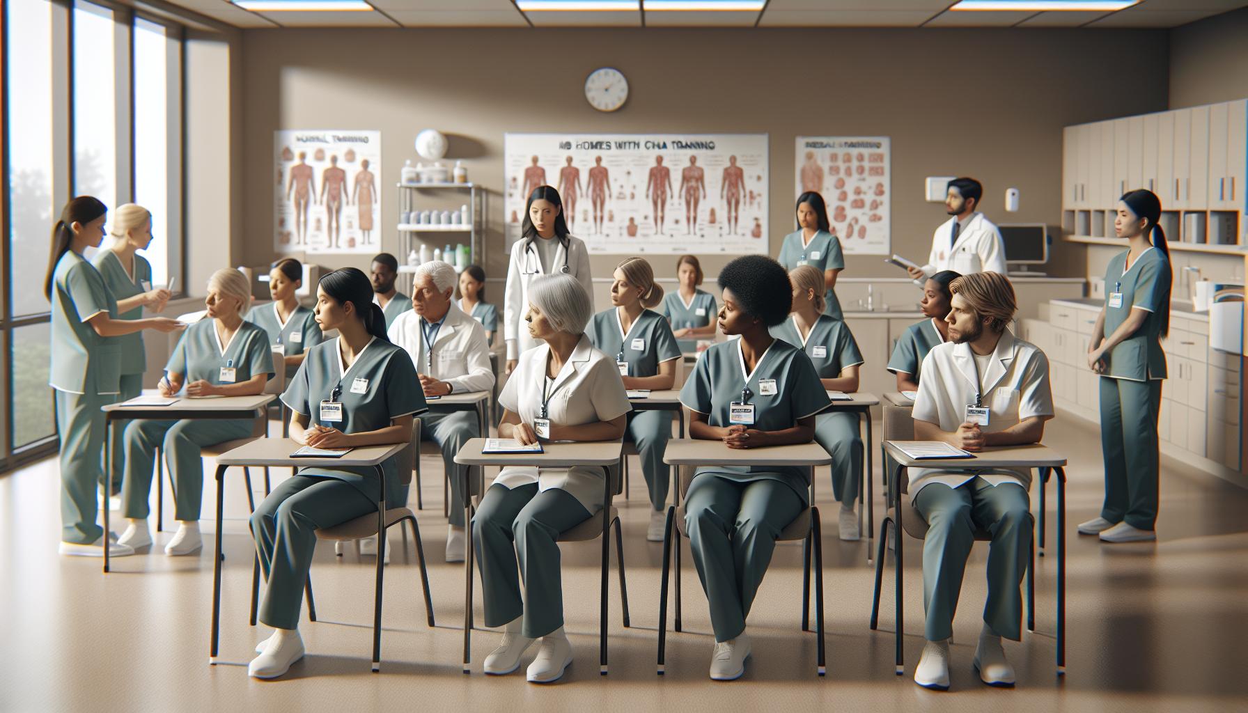 How to Find Nursing Homes with Free CNA Training