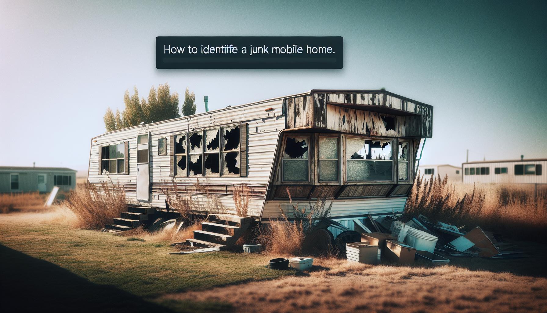 How to Identify a Junk Mobile Home