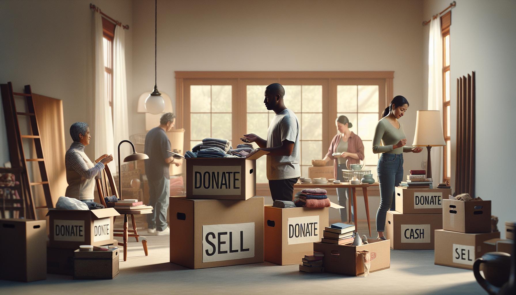 How to Sell or Donate Items for Cash Before Moving