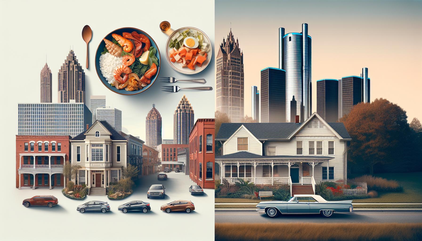 Atlanta Vs Detroit Living: Real Cost Comparison