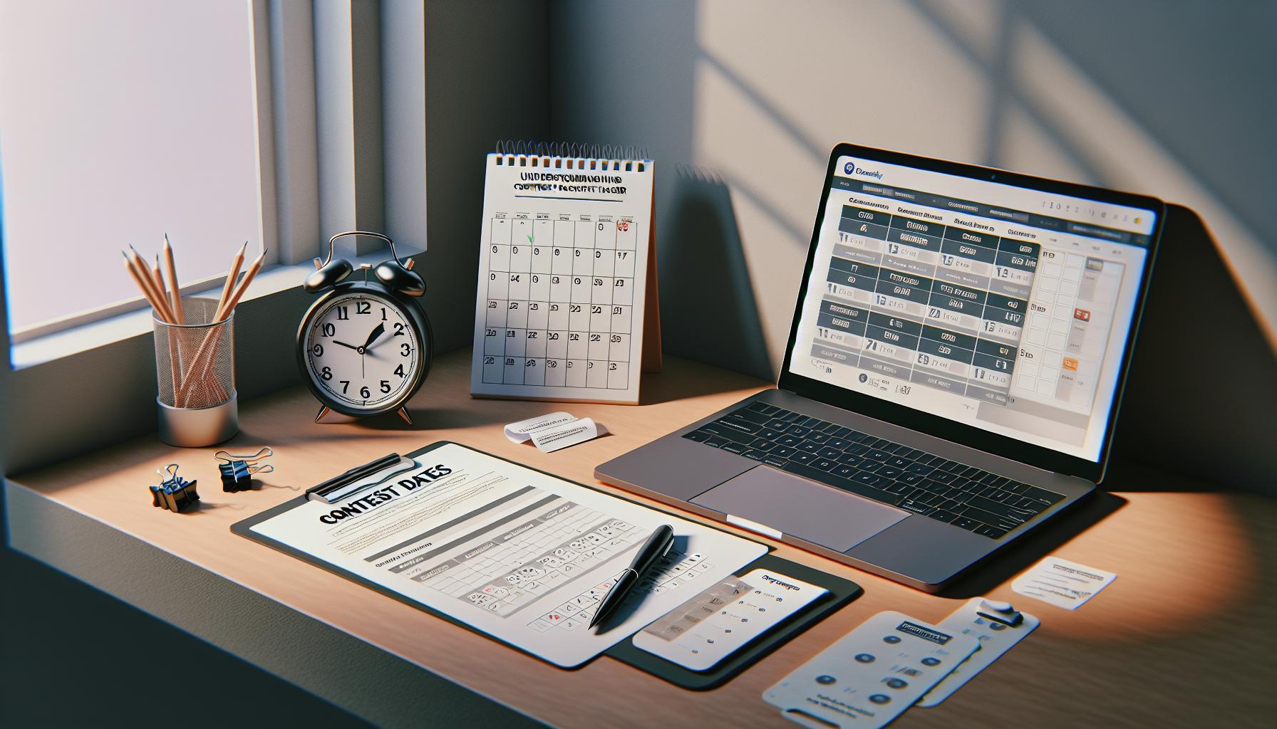 Understanding Contest Dates and Deadlines